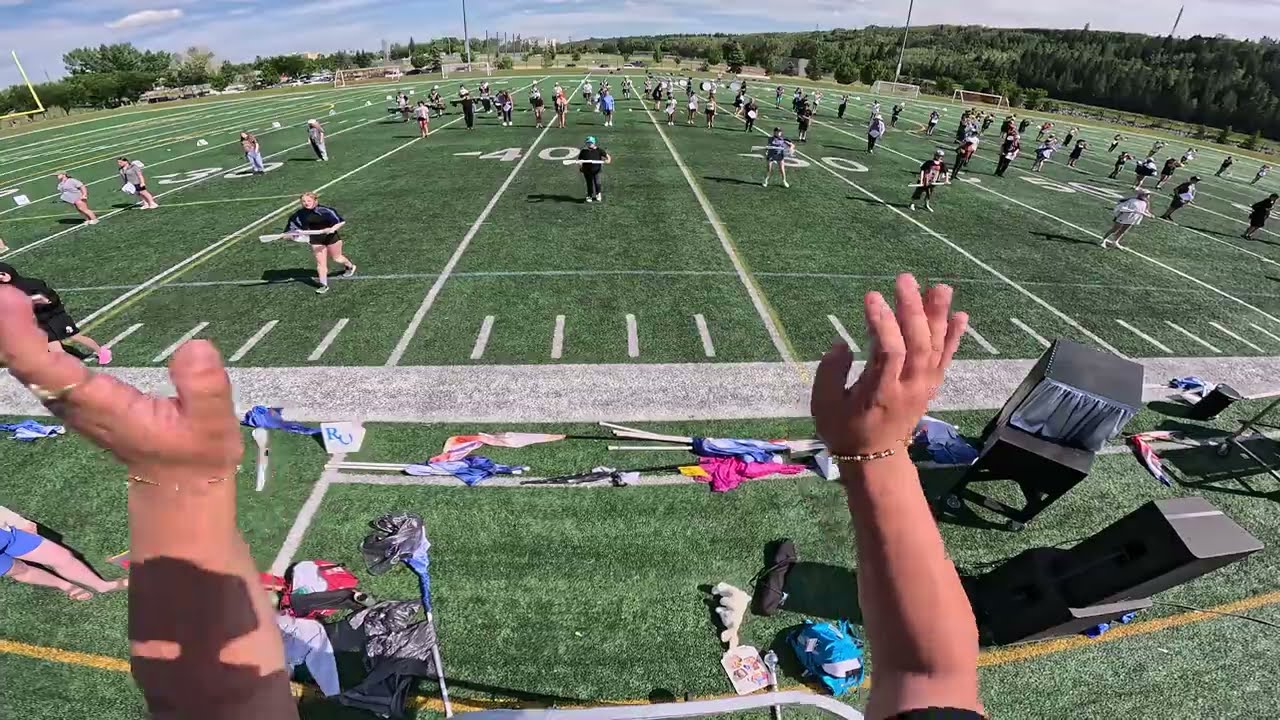 Calgary Round-Up Band | Drum Major Headcam | Lina Mahdiy |