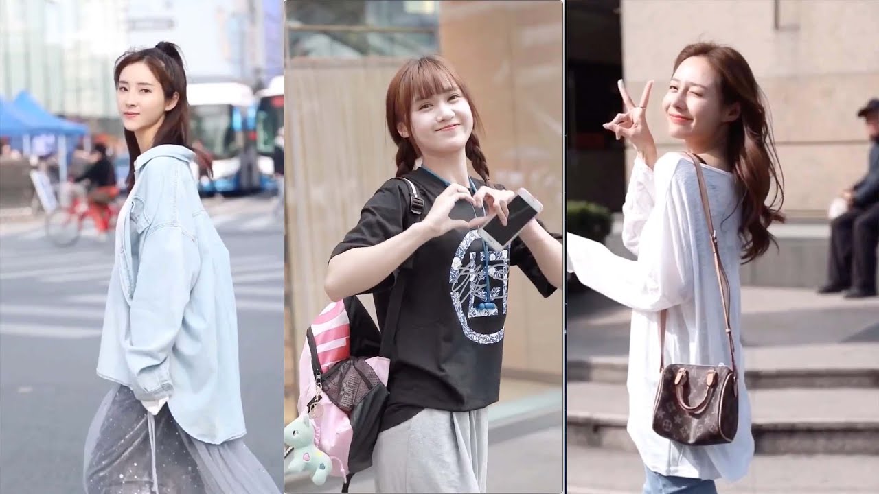 【 Tik Tok China 】 #2 Douyin Chinese Girls Fashion Style on The Street!