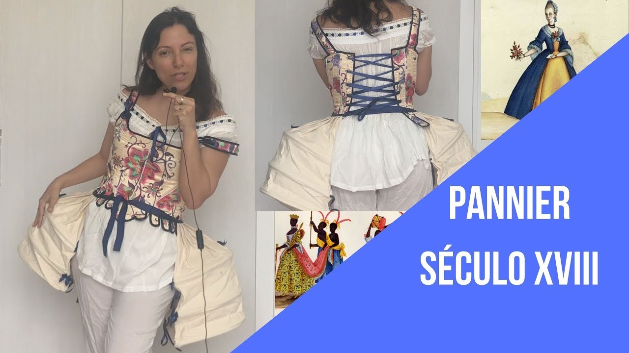 Traje Brasilis: Pannier - Roupa de Baixo do século XVIII