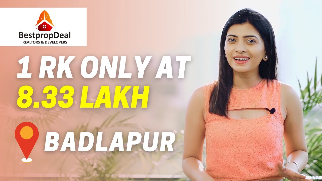 1RK सिर्फ 8.33 Lac in Tower at Badlapur | Nano City | 1RK 1BHK 2BHK Flat in Badlapur |Ruchira Jadhav