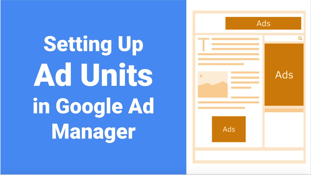 Настройка рекламных блоков в Google Ad Manager
