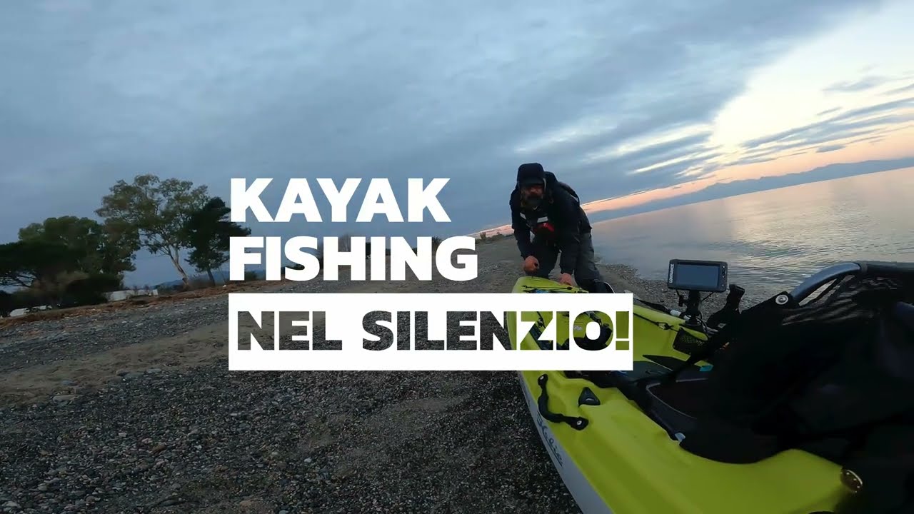 ALBA IN KAYAK A pesca nel SILENZIO in 4K! Cernia in verticale DAIWA VADEL,