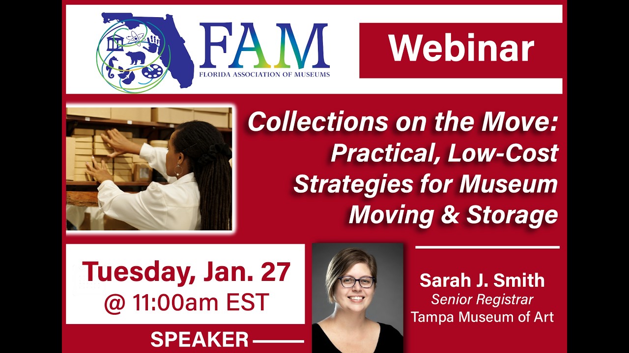 Collections on the Move: Practical, Low-Cost Strategies for Museum Moving & Storage Webinar