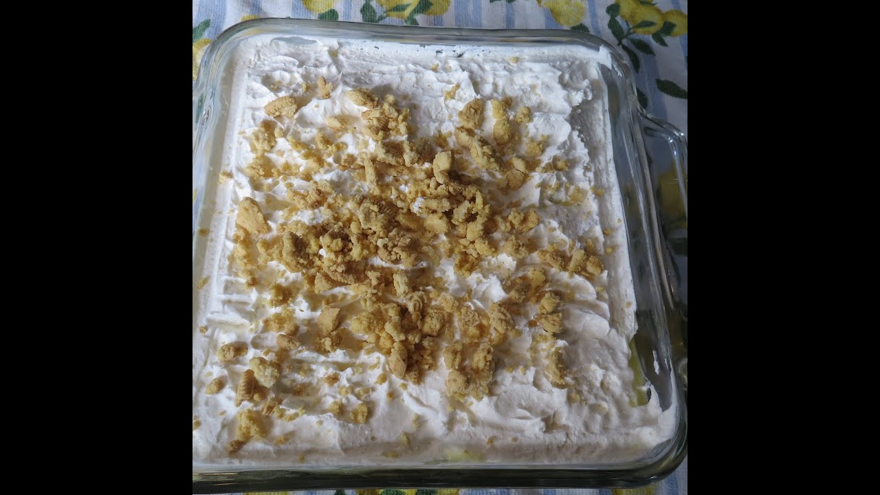 Лимонный десерт