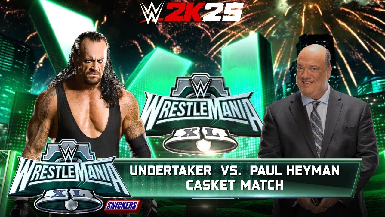 Full Match - Undertaker vs Paul Heyman: Casket Match at Wrestlemania XL | WWE 2k25 