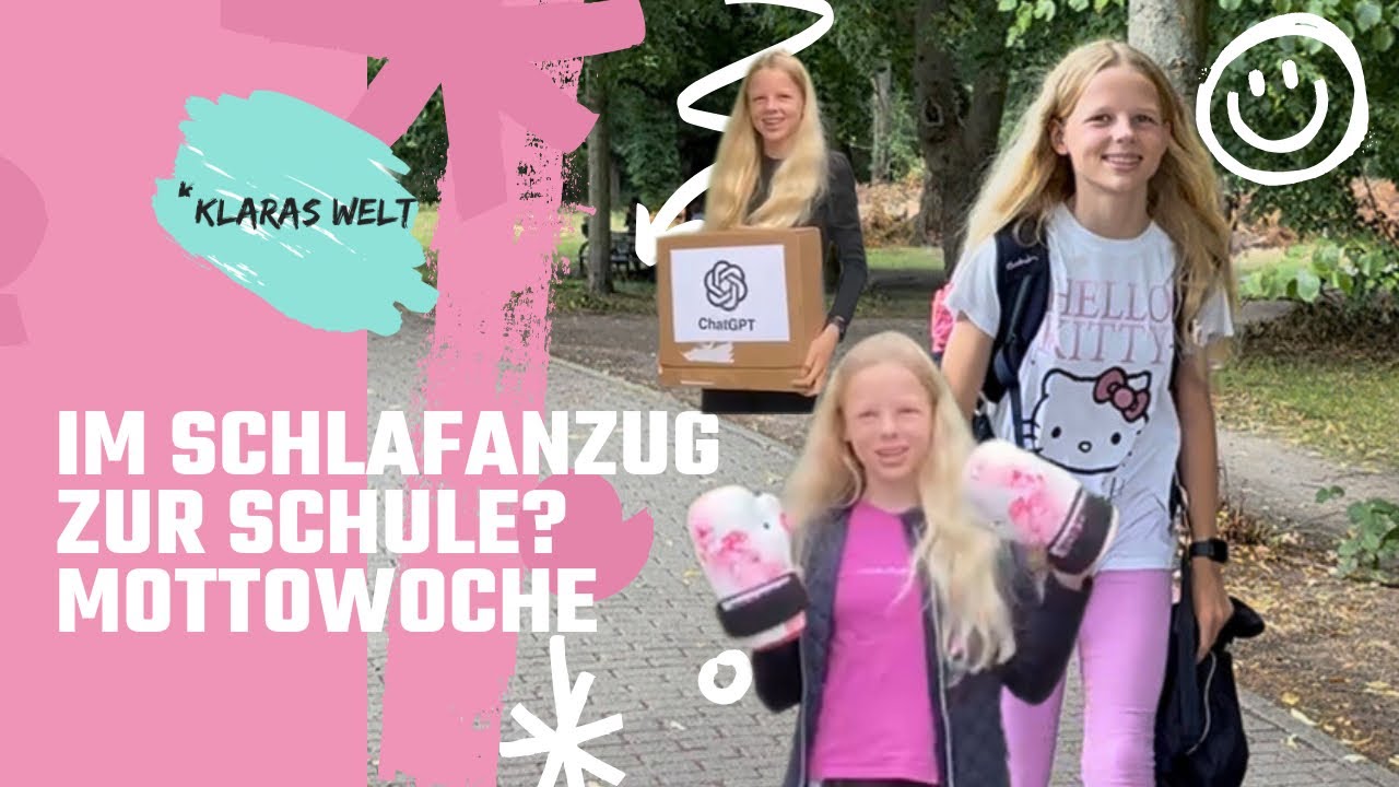 Meine MOTTOWOCHE in der Schule 😍 | Pyjama, Red Carpet & mehr! | 