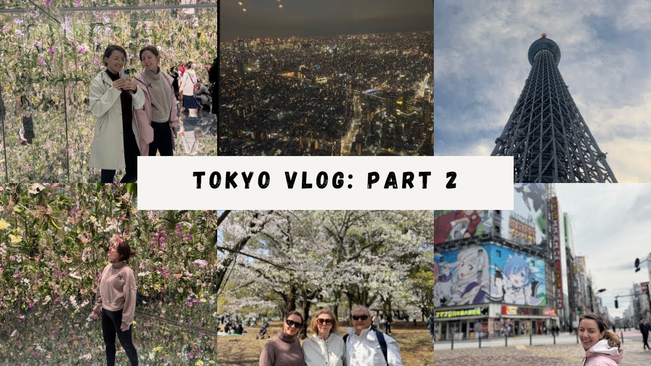 Sakura season: Places to see in Tokyo Pt. 2 | Vlog 38
