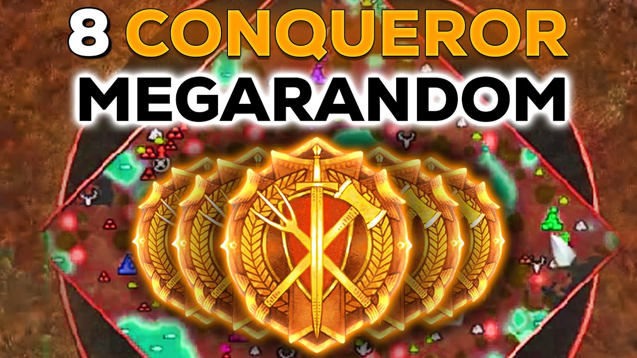 8 Conqueror Player FFA on MegaRandom in AOE4!