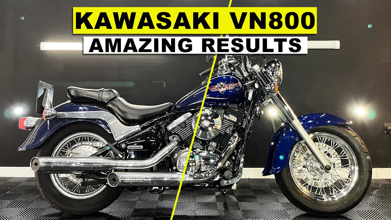 What A TRANSFORMATION! - Kawasaki VN800 Motorcycle Detail