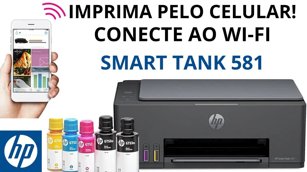 🏆 COMO IMPRIMIR PELO CELULAR - IMPRESSORA HP SMART TANK 581
