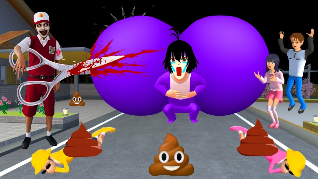 pant4t Baby Celine digunting hantu an4k SD lalu meledak p00p dimana mana | SAKURA SCHOOL SIMULATOR