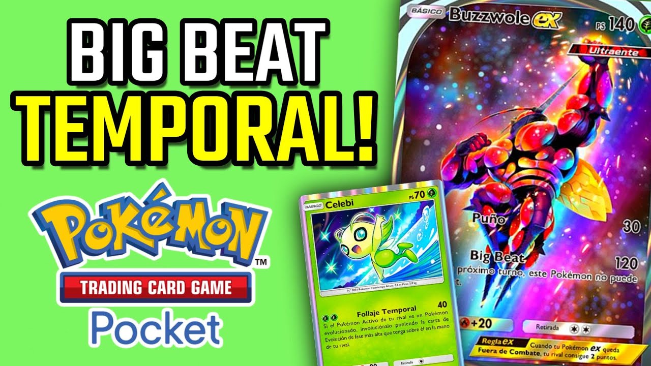 ✨ Celebi y Buzzwole EX: ¡El Combo Temporal más Letal en TCG Pocket!