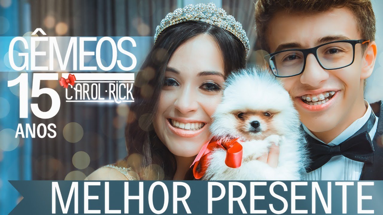 Melhor Presente - Festa de 15 anos -  Youtubers Carol e Rick Santina - Criativy Estúdio