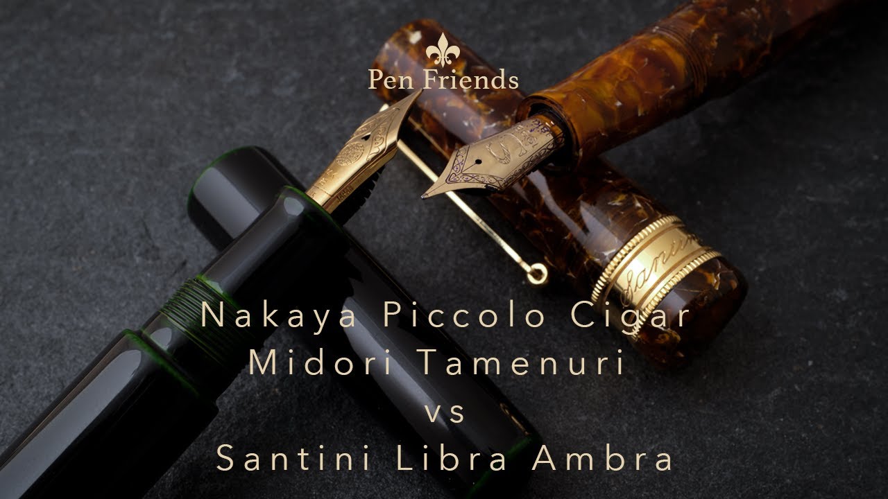 Nakaya Piccolo Cigar Midori Tamenuri vs Santini Libra Ambra