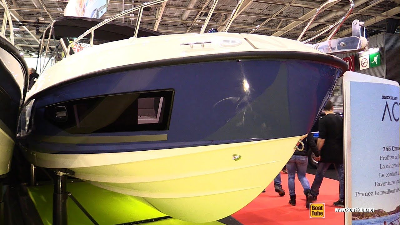 2017 Quicksilver Activ 755 Cruiser Motor Boat - Walkaround - 2016 Salon Nautique Paris