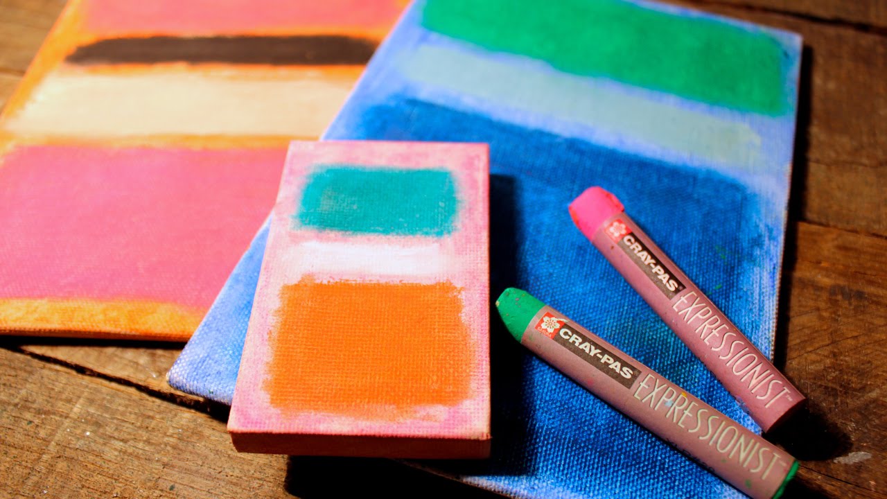 Mark Rothko Inspired Art Project - Fun & Easy Oil Pastel How-to