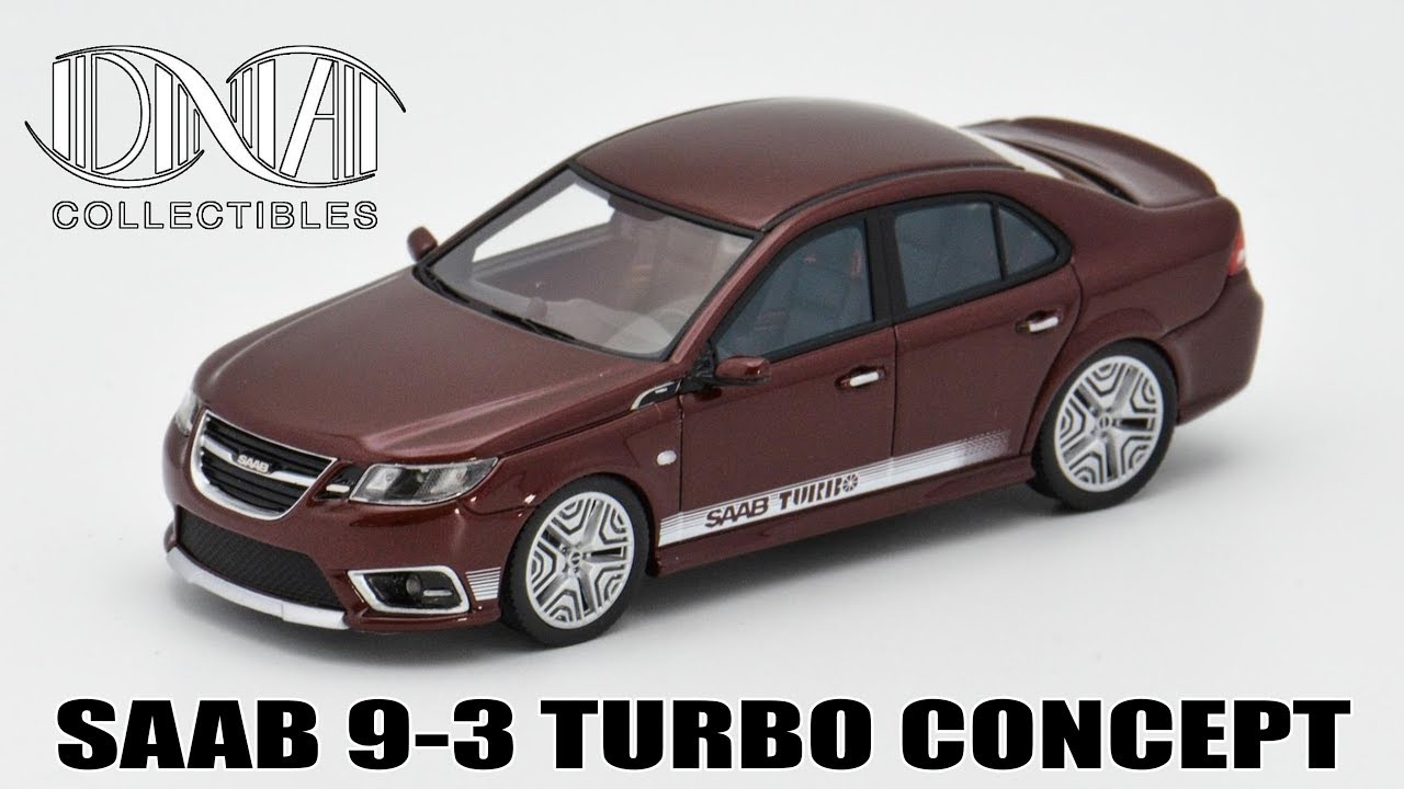 Saab NEVS 9-3 Turbo Prototype | DNA Collectibles | История марки и обзор масштабной модели 1:43