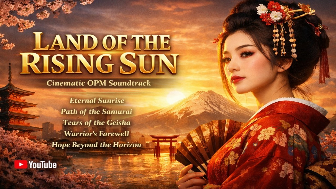 LAND OF THE RISING SUN: Epic Japan Cinematic Music | Samurai, Sakura & Mount Fuji Soundtrack