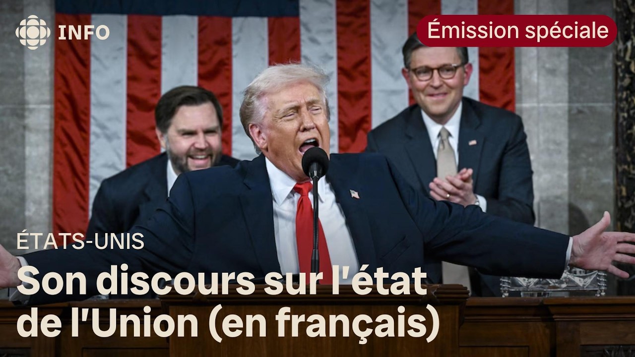 Discours sur l'état de l'Union de Donald Trump aux États-Unis : notre émission spéciale en direct