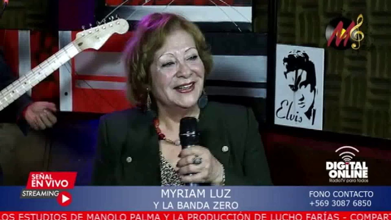 MYRIAM LUZ Y BANDA ZERO . Programa de tv Música entre el ayer y hoy