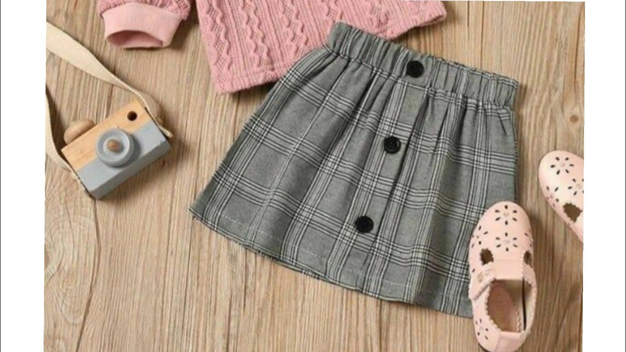 تفصيل وخياطة jupe mini عمر (4_5) سنوات  😻😻