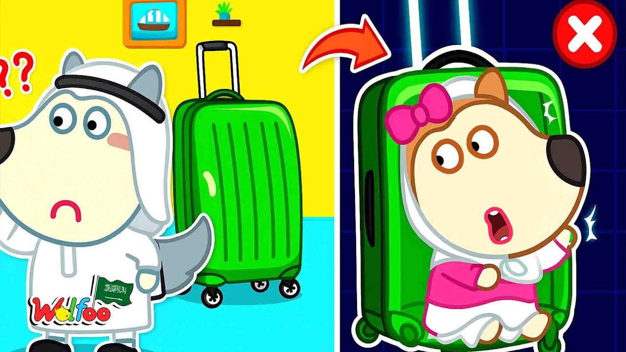 أوه لا! علقت Lucy في حقيبة الأمتعة! إخفاء وطلب نصائح السلامة | كرتون اطفال | 