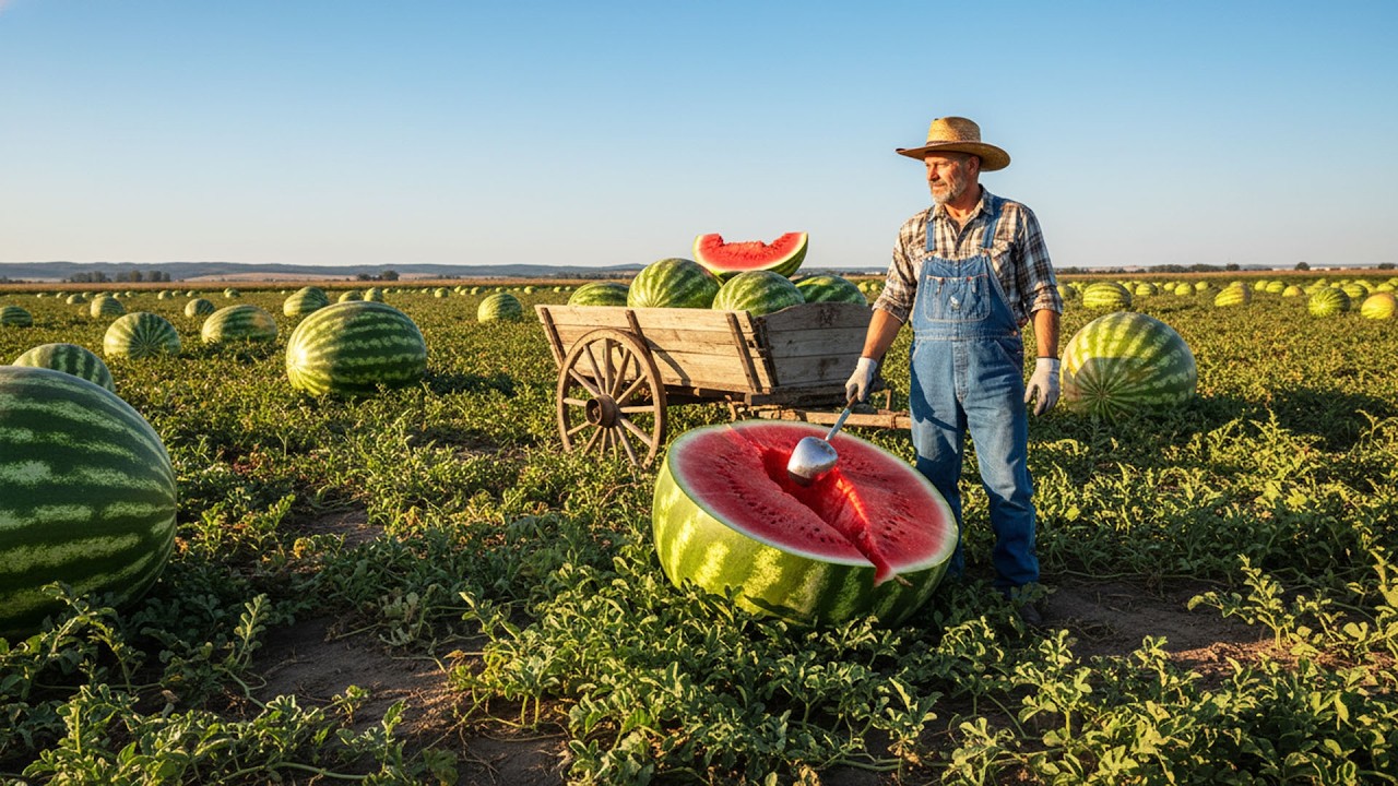 The Juicy Watermelon Saga: Inside the Full Seed-to-Harvest Journey of Sun-Grown Sweetness