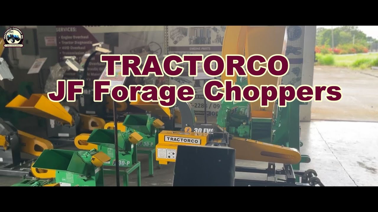 HEAVY-DUTY JF FORAGE CHOPPERS IN THE PHILIPPINES // TRACTORCO