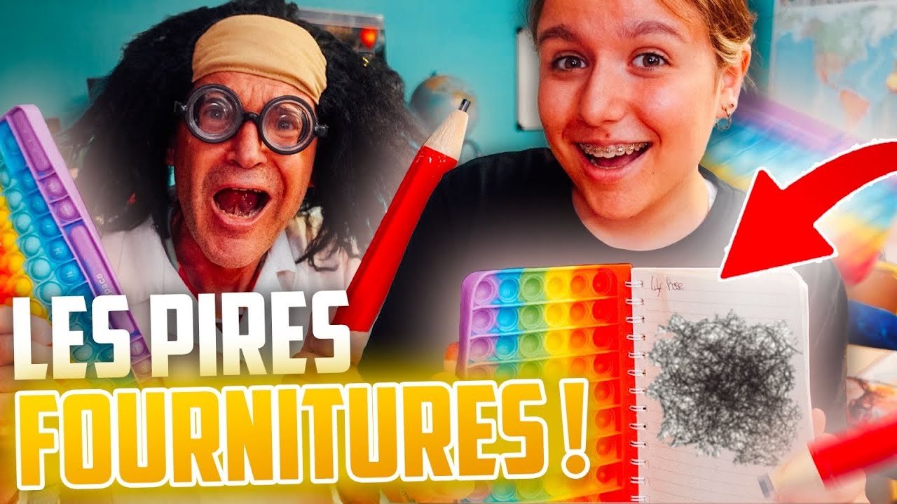 LILY ACHÈTE LES PIRES FOURNITURES SCOLAIRES ! LA PIRE CHASSE AUX FOURNITURES ! - PINK LILY