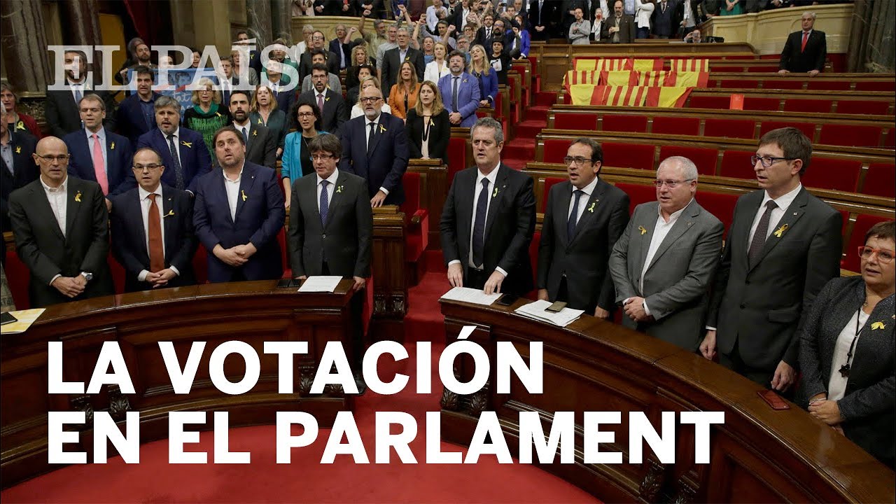 La votación de la independencia en el Parlament