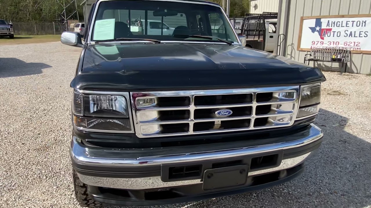 1997 Ford F250 RWD 7.3L (black) - AngletonTrucks.com