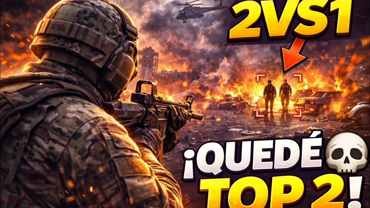 Quedó solo al final de la partida 2vs1 warzone 