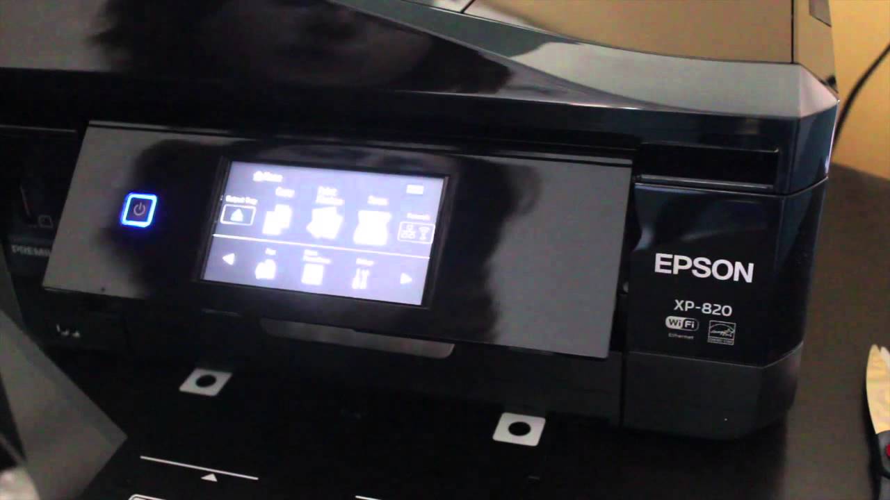 Overview of Epson XP 820 Small-In-One