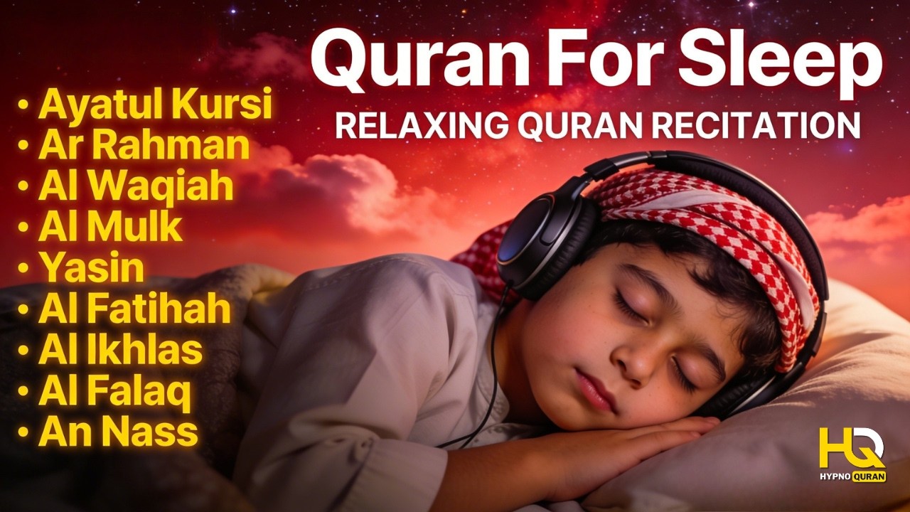 Peaceful Quran for Sleep & Relaxation ✦ Yasin, Ar Rahman, Al Waqiah, Al Mulk