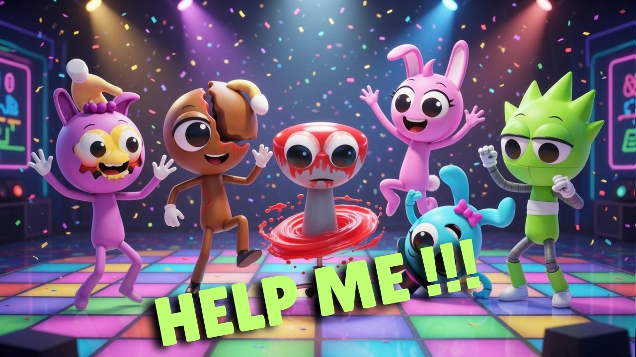 INCREDIBLE SPRUNKI HELP! | Tiles Hop EDM Rush
