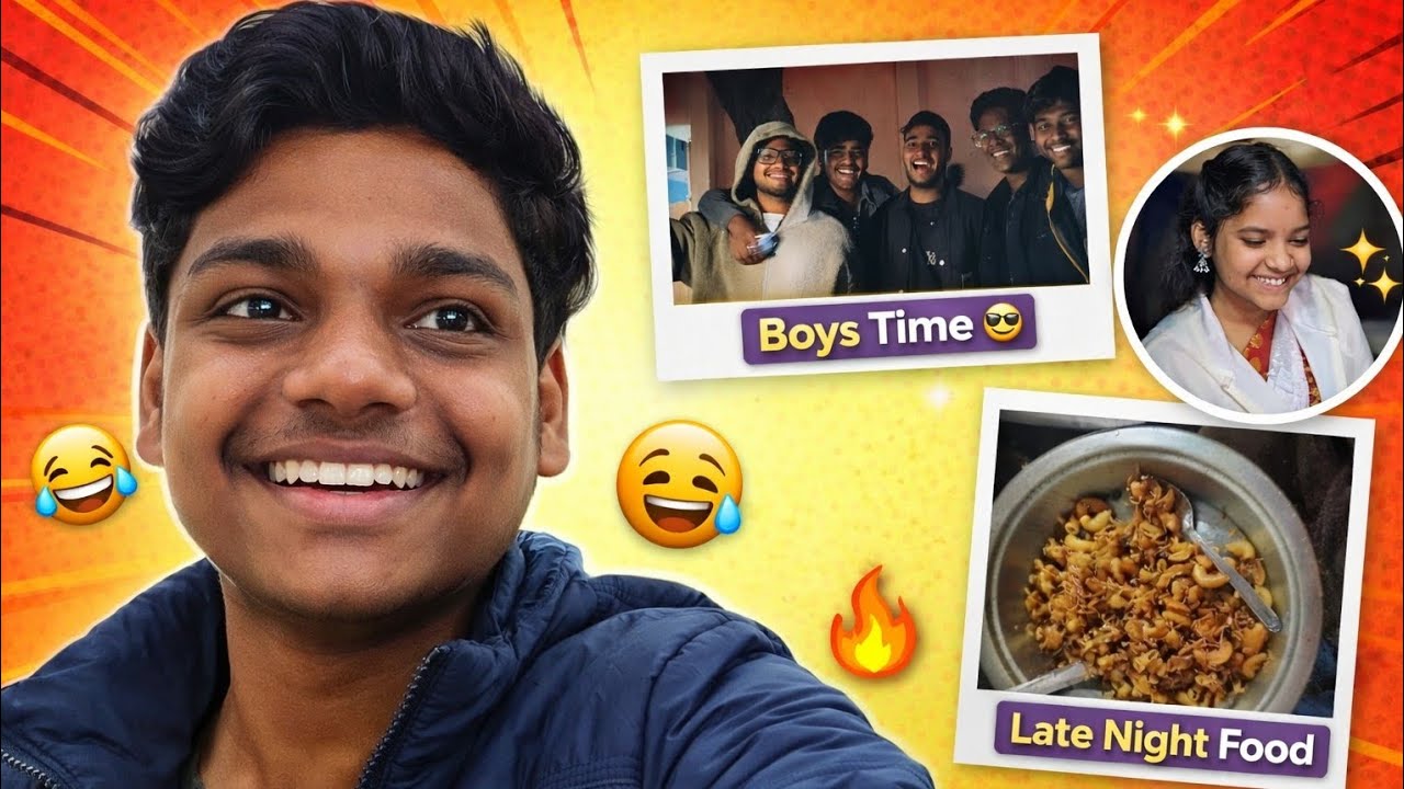Hagte Hue Vlog 😂 | Boys Time, Late Night Food & Best Day Ever! 🔥 | Daily life Vloger Anshul