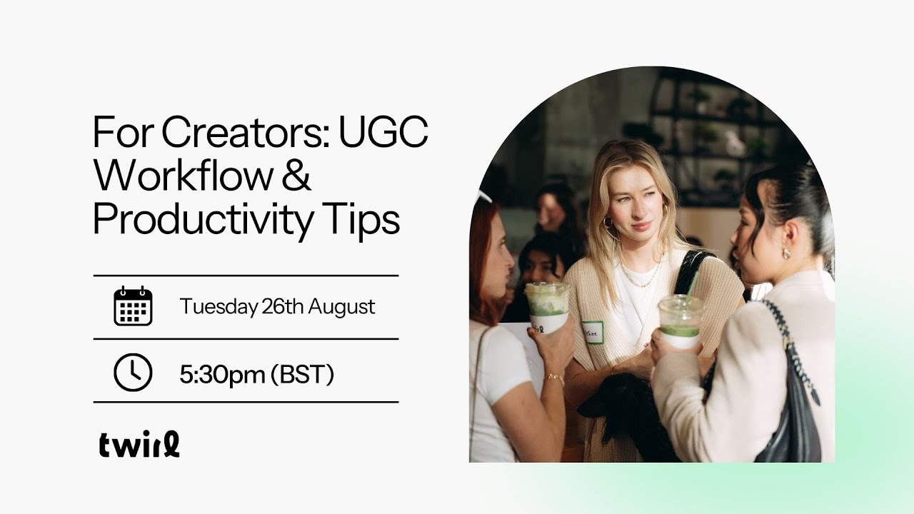 For Creators: UGC Workflow & Productivity Tips