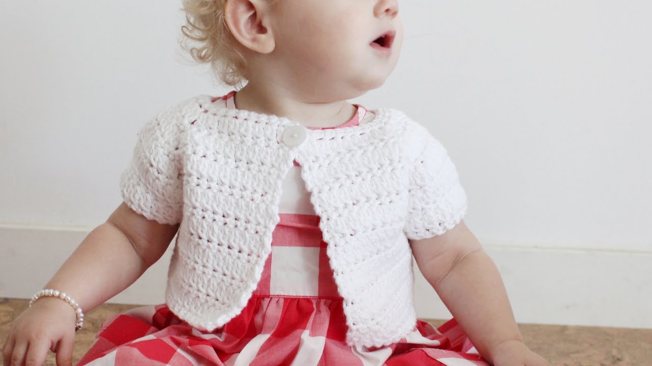 Crochet Baby Shrug