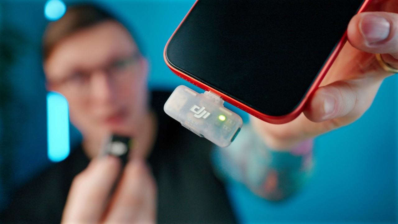 DJI Mic Serie Empfänger für Mobilgeräte - Besserer Ton für iPhone Videos