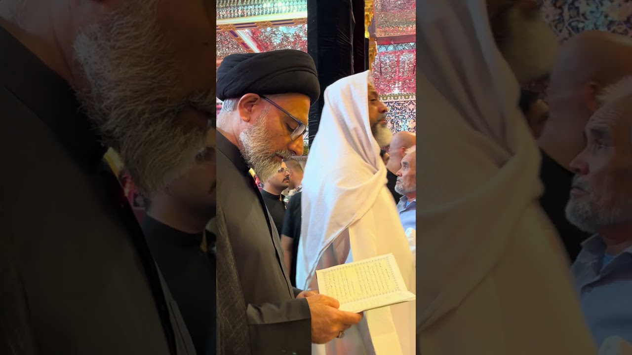 Maulana Syed Nusrat Abbas Bukhari at Holy Shrine Mola Abbas as Karbala Iraq #karbala #iraq #shorts