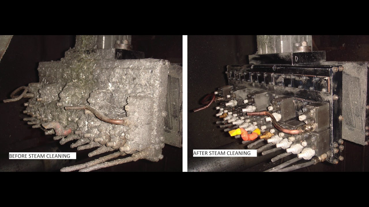 cleaning an aluminium die casting , press and mold