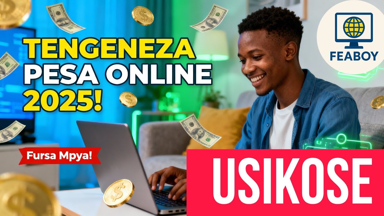 Platform Mpya ya Kutengeneza Pesa Online 2025 | Tengeneza Pesa Ukiwa Nyumbani Bila Uwekezaji 