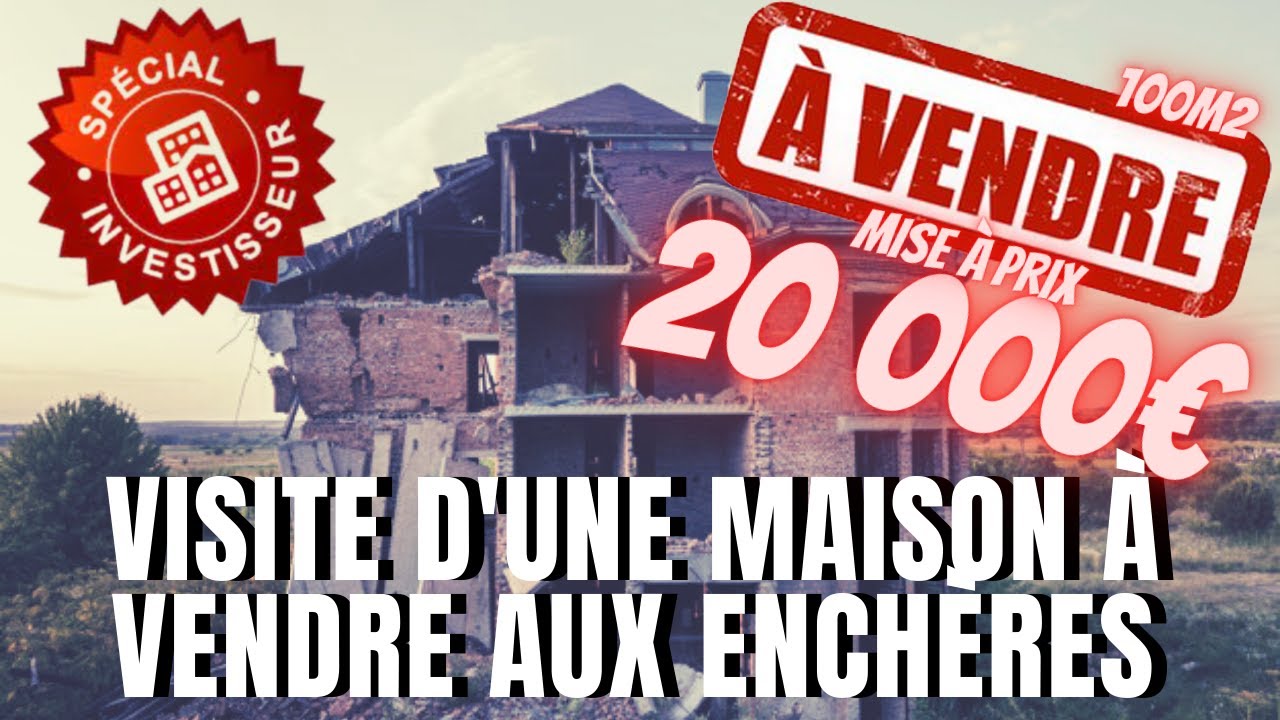 Visite d'une maison à vendre aux enchères