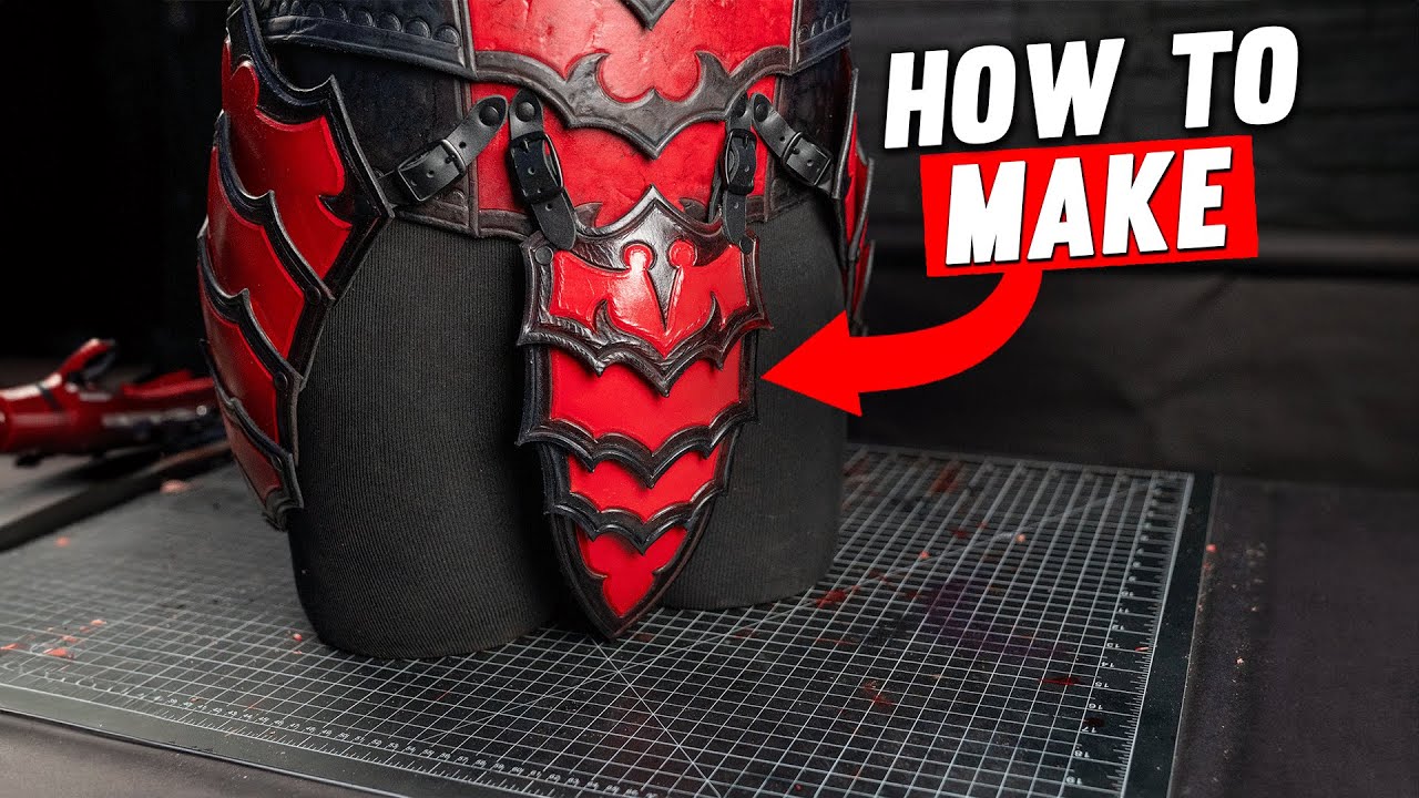DIY Leather Tassets - Prince Armory Fantasy Armor