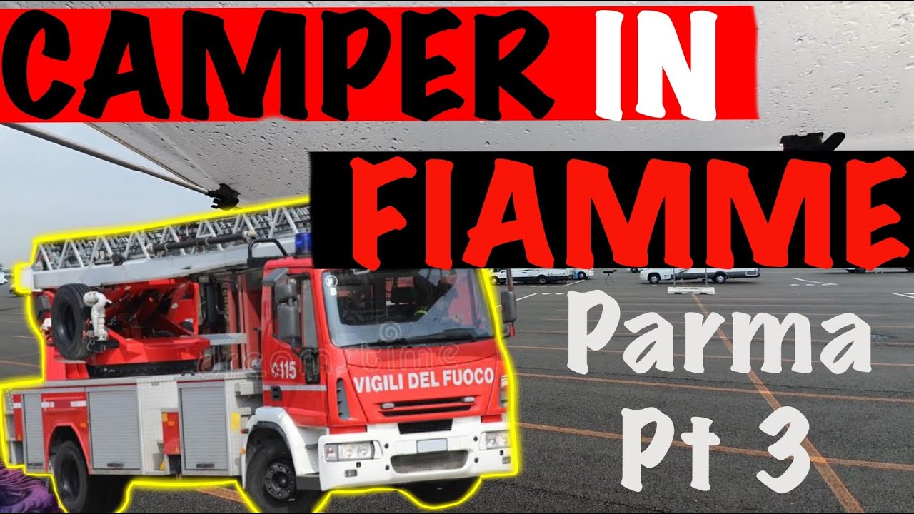 SVEGLIATI DAI POMPIERI al Salone del Camper 2020  3/4