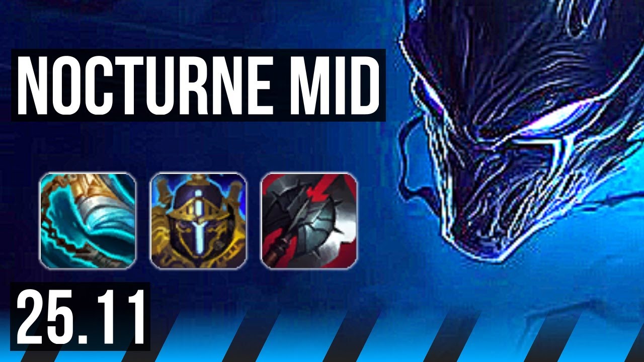 NOCTURNE vs YASUO (MID) | 10/2/8 | KR Master | 25.11