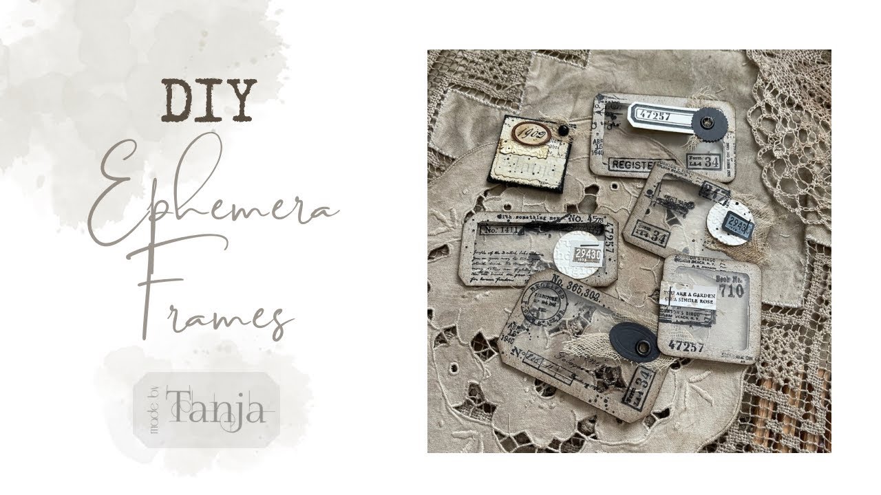 DIY Ephemera Frames