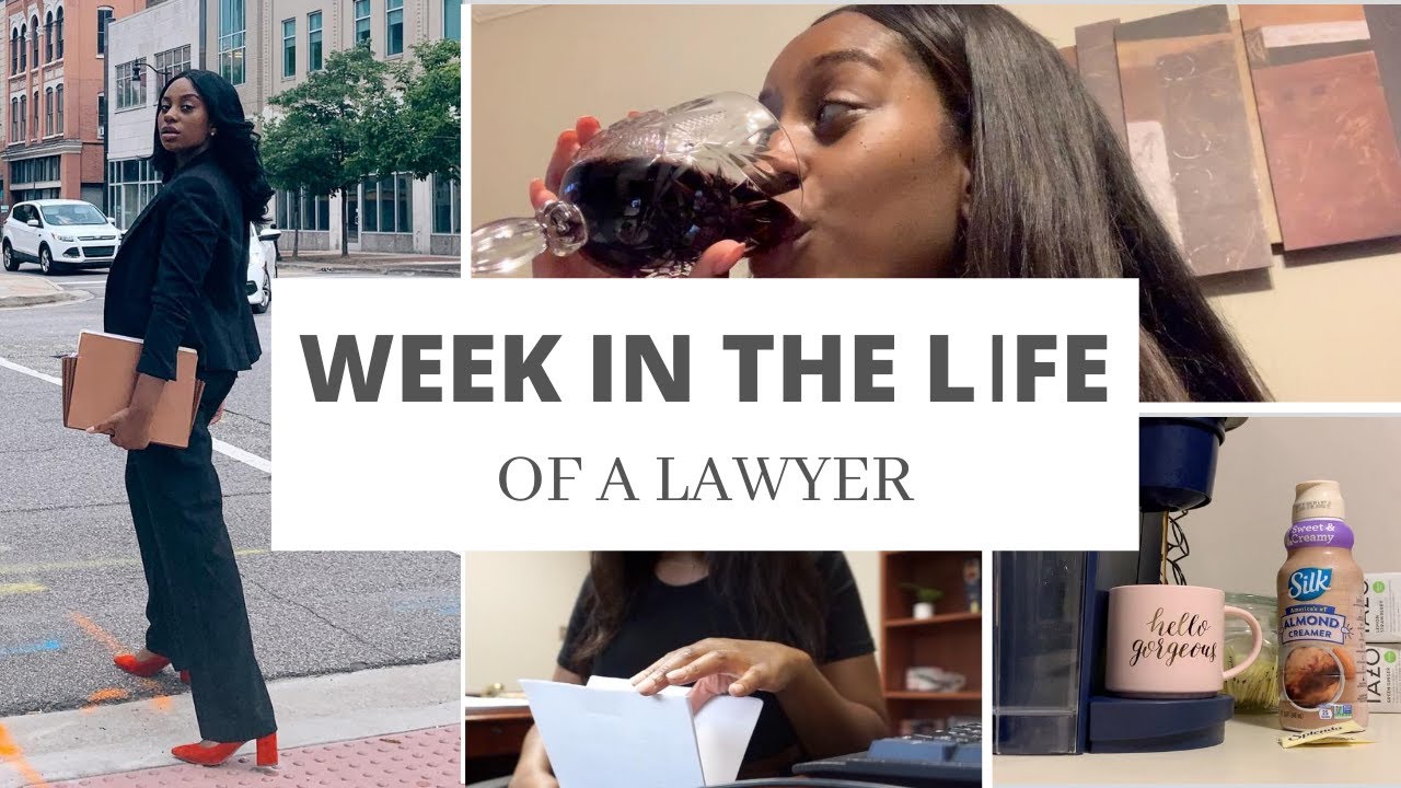 STRESSFUL WORK WEEK IN THE LIFE AS A LAWYER | Kameron Monet