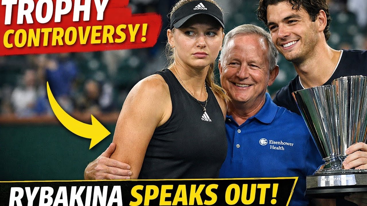 Elena Rybakina Breaks Silence on Eisenhower Cup Trophy Controversy