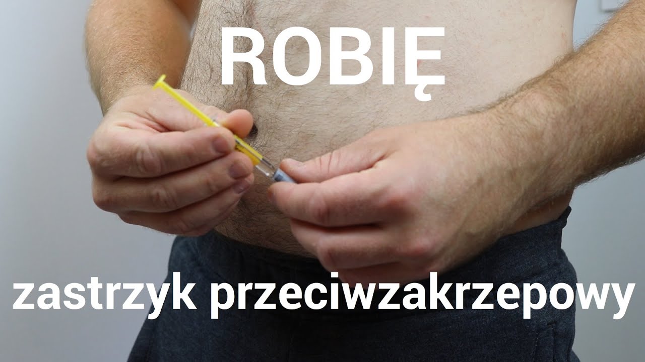 Robię zastrzyk przeciwzakrzepowy z heparyny w brzuch. Sam zr&oacute;b sw&oacute;j zastrzyk w brzuch - instrukcja.